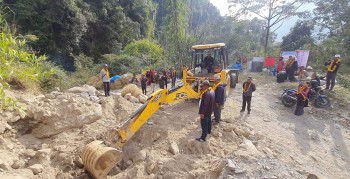 पसगाउँको काम्रो र लम्क्यु खोलामा मोटरेवल पुल निर्माण शुरु